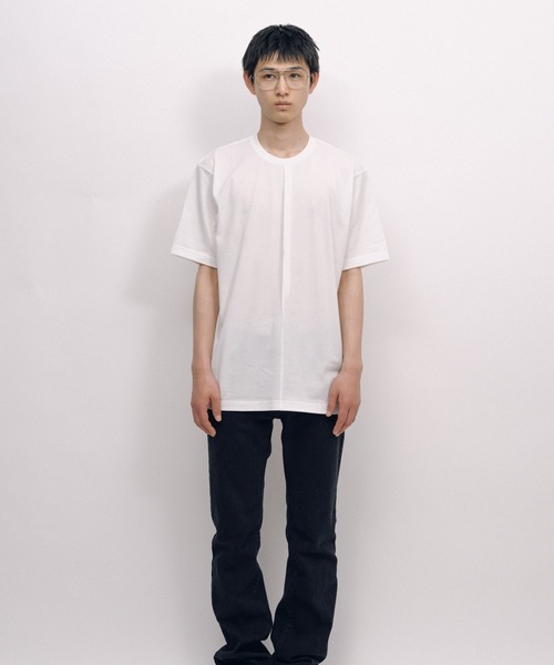 KEISUKEYOSHIDA（ケイスケヨシダ）の「Back Lining T-shirt（Tシャツ/カットソー・レディース・ブラック/ホワイト・M/L）」の7枚目の写真