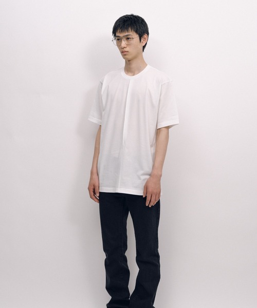 KEISUKEYOSHIDA（ケイスケヨシダ）の「Back Lining T-shirt（Tシャツ/カットソー・レディース・ブラック/ホワイト・M/L）」の8枚目の写真