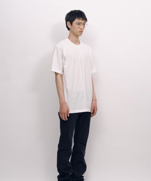 KEISUKEYOSHIDA（ケイスケヨシダ）の「Back Lining T-shirt（Tシャツ/カットソー・レディース・ブラック/ホワイト・M/L）」の9枚目の写真