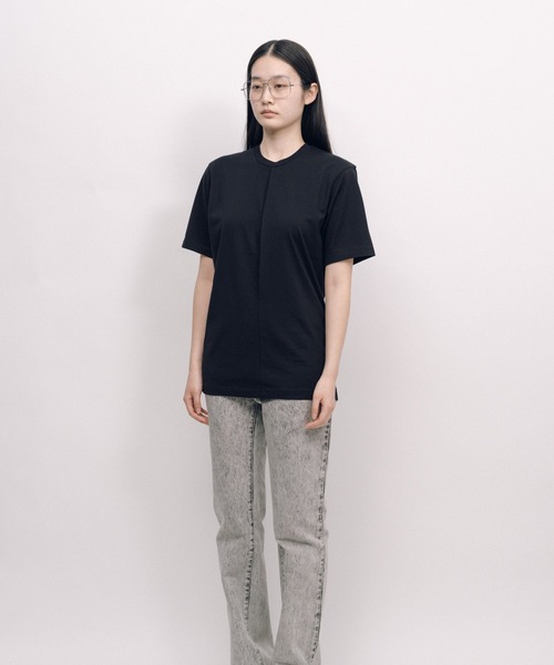 KEISUKEYOSHIDA（ケイスケヨシダ）の「Back Lining T-shirt（Tシャツ/カットソー・レディース・ブラック/ホワイト・M/L）」の13枚目の写真