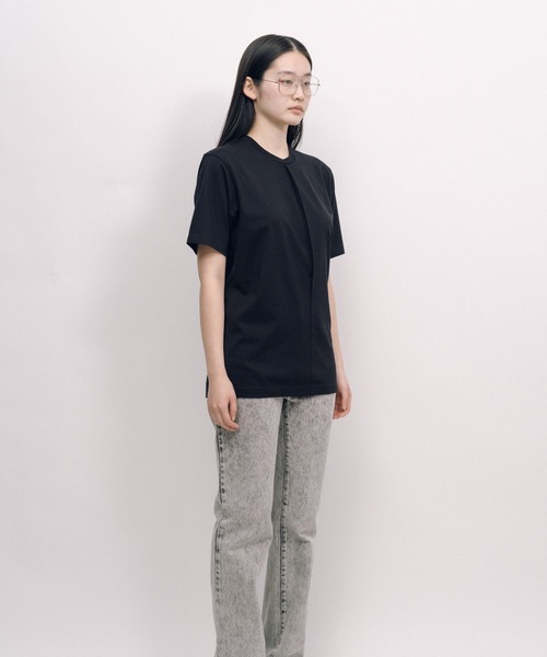 KEISUKEYOSHIDA（ケイスケヨシダ）の「Back Lining T-shirt（Tシャツ/カットソー・レディース・ブラック/ホワイト・M/L）」の14枚目の写真