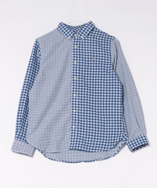 Arnold Palmer（アーノルドパーマー）の「EVERY DAY ギンガムチェック シェア シャツ（シャツ/ブラウス・レディース・ブラック/ブルー・XS/LL/L/M/S）」の2枚目の写真