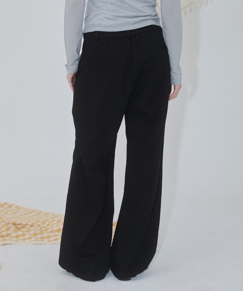 ENVYM（アンビー）の「スーツライクスウェットパンツ（スウェットパンツ・レディース・ブラック/グレー・FREE）」の15枚目の写真