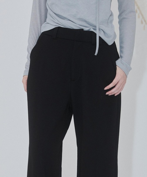 ENVYM（アンビー）の「スーツライクスウェットパンツ（スウェットパンツ・レディース・ブラック/グレー・FREE）」の22枚目の写真