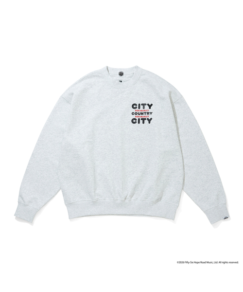 CITY COUNTRY CITY(シティーカントリーシティー)の「CCC x BOB MARLEY SWEATSHIRT LEGEND(スウェット・メンズ・ライトグレー・LARGE/MEDIUM)」の2枚目の写真