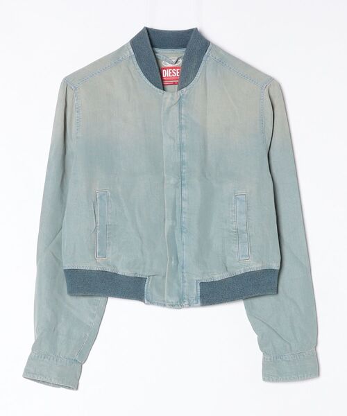 DIESEL(ディーゼル)の「ウィメンズ DE-RANIA-S1(デニムジャケット・レディース・インディゴブルー・SMALL/MEDIUM/X-SMALL/LARGE)」の1枚目の写真