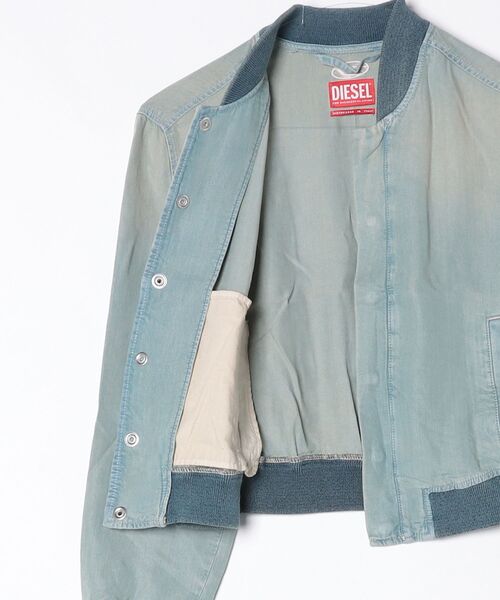 DIESEL(ディーゼル)の「ウィメンズ DE-RANIA-S1(デニムジャケット・レディース・インディゴブルー・SMALL/MEDIUM/X-SMALL/LARGE)」の3枚目の写真