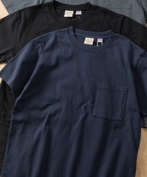 【h】〔Goodwear/グッドウェア〕USAコットン ヘビーウェイト ポケット付き ベーシック半袖Tシャツ/無地T