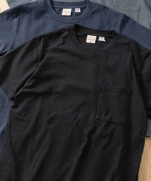 【h】〔Goodwear/グッドウェア〕USAコットン ヘビーウェイト ポケット付き ベーシック半袖Tシャツ/無地T