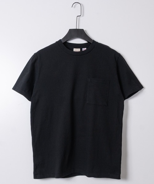 Goodwear（グッドウェア）の「【h】〔Goodwear/グッドウェア〕USAコットン ヘビーウェイト ポケット付き ベーシック半袖Tシャツ/無地T（Tシャツ/カットソー・メンズ・チャコールグレー/ブラック/ホワイト/ネイビー/ブルー系その他・MEDIUM/LARGE/X-LARGE）」の2枚目の写真