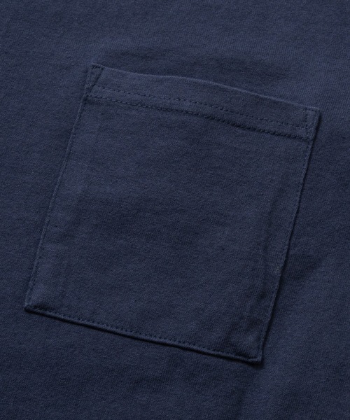 Goodwear（グッドウェア）の「【h】〔Goodwear/グッドウェア〕USAコットン ヘビーウェイト ポケット付き ベーシック半袖Tシャツ/無地T（Tシャツ/カットソー・メンズ・チャコールグレー/ブラック/ホワイト/ネイビー/ブルー系その他・MEDIUM/LARGE/X-LARGE）」の7枚目の写真