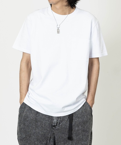 Goodwear(グッドウェア)の「【h】〔Goodwear/グッドウェア〕USAコットン ヘビーウェイト ポケット付き ベーシック半袖Tシャツ/無地T(Tシャツ/カットソー・メンズ・チャコールグレー/ブラック/ホワイト/ネイビー/ブルー系その他・MEDIUM/LARGE/X-LARGE)」の15枚目の写真