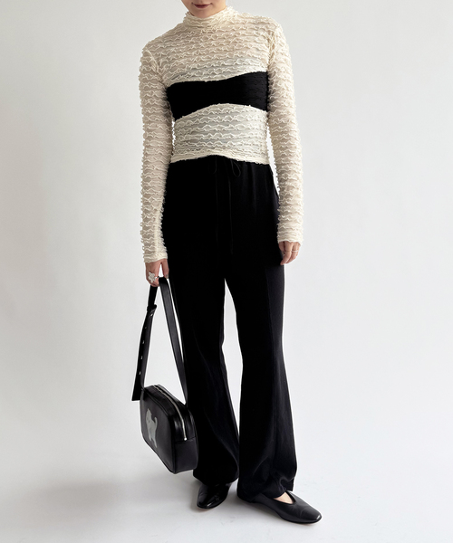 EDIT. FOR LULU(エディットフォールル)の「【ALEX S. YU/アレクスユー】bra design top(Tシャツ/カットソー・レディース・ベージュ・SMALL)」の6枚目の写真