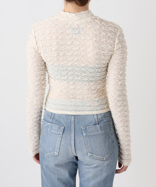 EDIT. FOR LULU(エディットフォールル)の「【ALEX S. YU/アレクスユー】bra design top(Tシャツ/カットソー・レディース・ベージュ・SMALL)」の2枚目の写真