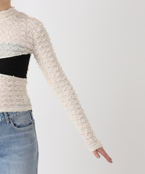 EDIT. FOR LULU(エディットフォールル)の「【ALEX S. YU/アレクスユー】bra design top(Tシャツ/カットソー・レディース・ベージュ・SMALL)」の13枚目の写真