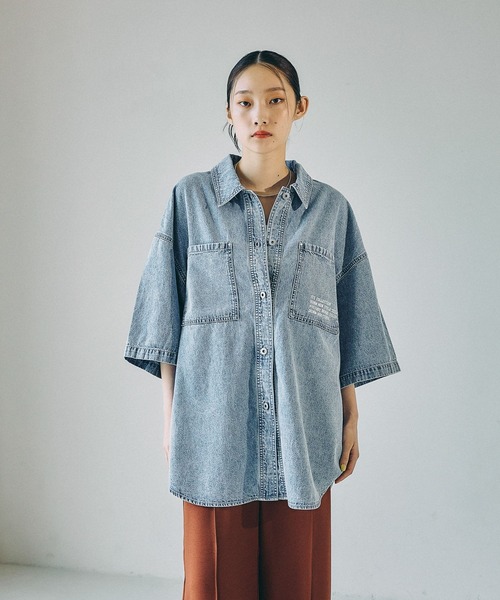 LEPSIM（レプシィム）の「デニムBIGシャツ/SS 639528【KKfashion紹介
