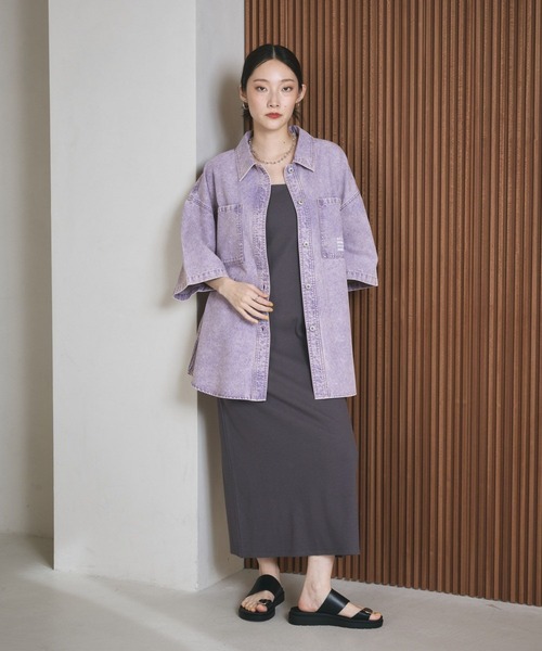 デニムBIGシャツ/SS 639528【KKfashion紹介アイテム】（シャツ
