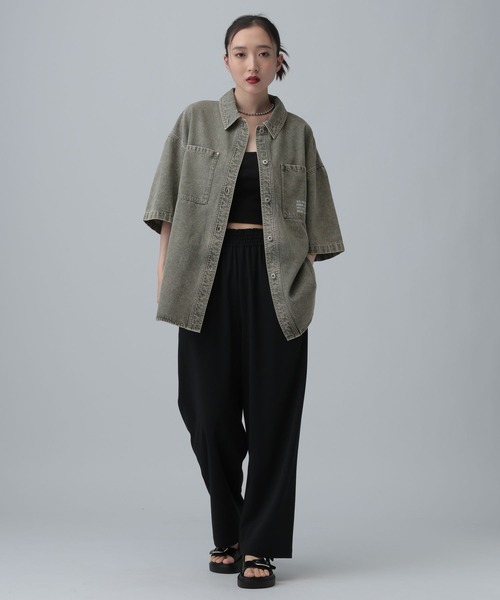 デニムBIGシャツ/SS 639528【KKfashion紹介アイテム】（シャツ