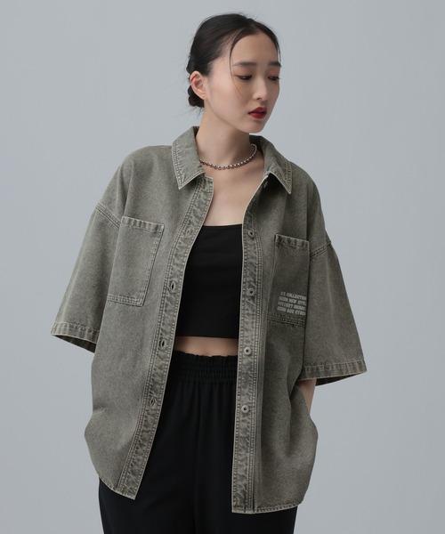 デニムBIGシャツ/SS 639528【KKfashion紹介アイテム】（シャツ