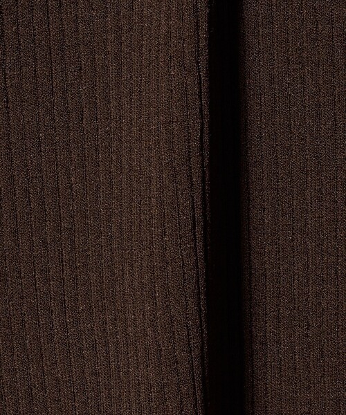 UNITED ARROWS（ユナイテッドアローズ）の「シャツ コンビ ポロニット（ニット/セーター・レディース・ベージュ/ダークブラウン/ブラック・FREE）」の18枚目の写真