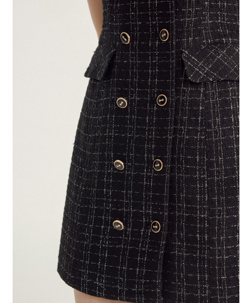 SINCETHEN(シンスゼン)の「シルバーラインツイードミニワンピース(ワンピース・レディース・その他・LARGE/MEDIUM/SMALL)」の9枚目の写真