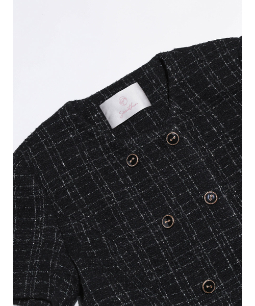 SINCETHEN(シンスゼン)の「シルバーラインツイードミニワンピース(ワンピース・レディース・その他・LARGE/MEDIUM/SMALL)」の12枚目の写真