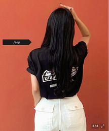 [230g] M-ロゴグラフィック半袖Tシャツ (JQ5TSU174BK)