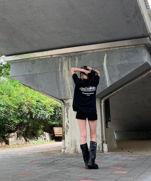 JEEP（ジープ）の「[230g] M-ロゴグラフィック半袖Tシャツ (JQ5TSU174BK)（Tシャツ/カットソー・レディース・その他・SMALL/MEDIUM/LARGE/X-LARGE/2XL/X-SMALL）」の7枚目の写真