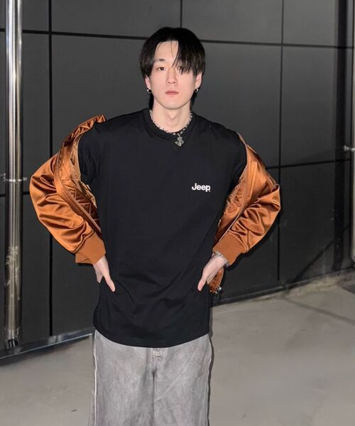 JEEP（ジープ）の「[230g] M-ロゴグラフィック半袖Tシャツ (JQ5TSU174BK)（Tシャツ/カットソー・レディース・その他・SMALL/MEDIUM/LARGE/X-LARGE/2XL/X-SMALL）」の15枚目の写真