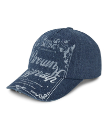 BROWNBREATH（ブラウンブレス）の「VISOR ARTWORK WASHING CAP - INDIGO（キャップ）」