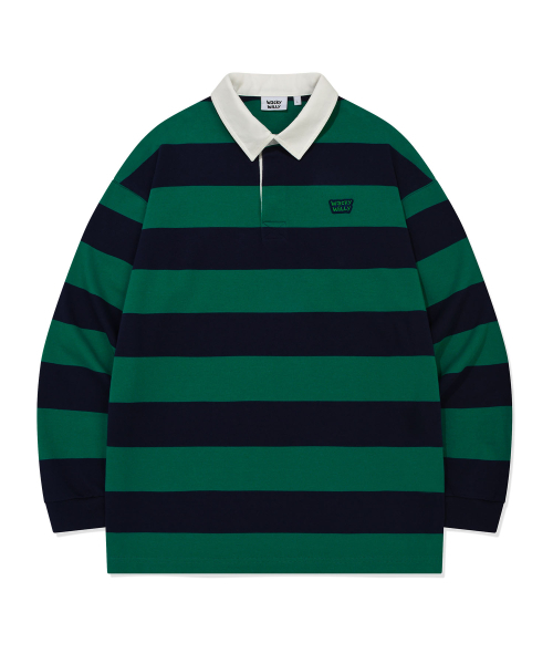 Wacky WiLLy(ワッキーウィリー)の「ラグビー ロングスリーブ グリーン(Tシャツ/カットソー・レディース・その他・SMALL/MEDIUM/LARGE/X-LARGE)」の2枚目の写真