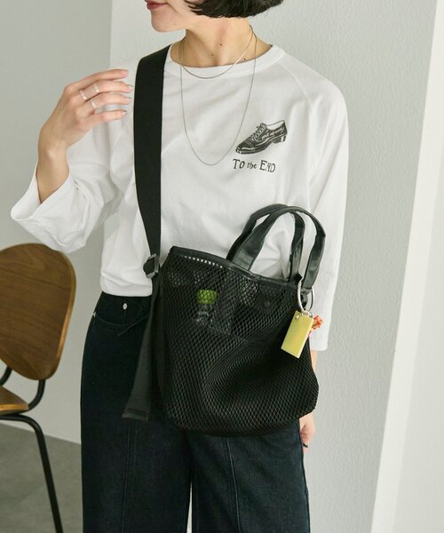 ♡*♡様 ear PAPILLONNER ダイヤメッシュショルダーバッグ ブラッ ◇昨年即完したダイヤメッシュバッグが再登場！◇ - ear PAPILLONNER
