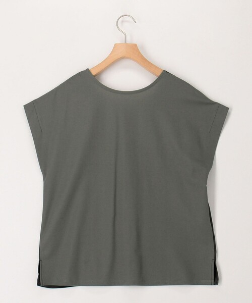 MICO COULIER(ミコクリエ)の「サテン×スムース二重プルオーバーカットソー(Tシャツ/カットソー・レディース・チャコールグレー/ブラウン/オフホワイト・38)」の22枚目の写真