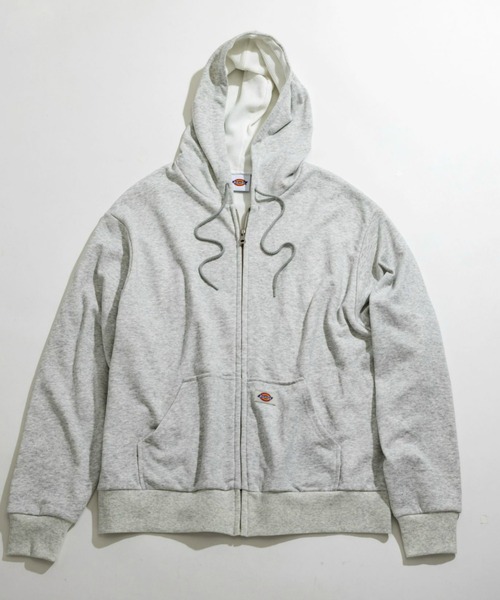 Dickies(ディッキーズ)の「Dickies/ディッキーズ サーマル パーカー/フード付きパーカー(パーカー・メンズ・ブラック/ヘザーグレー・LARGE/X-LARGE/MEDIUM)」の3枚目の写真