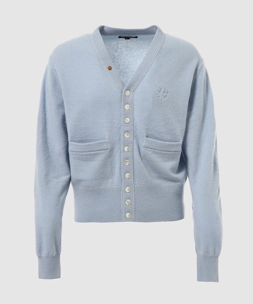 MASU(エムエーエスユー)の「MB 10 BUTTON CARDIGAN(カーディガン/ボレロ・メンズ・チャコール/サックスブルー・46/48)」の2枚目の写真