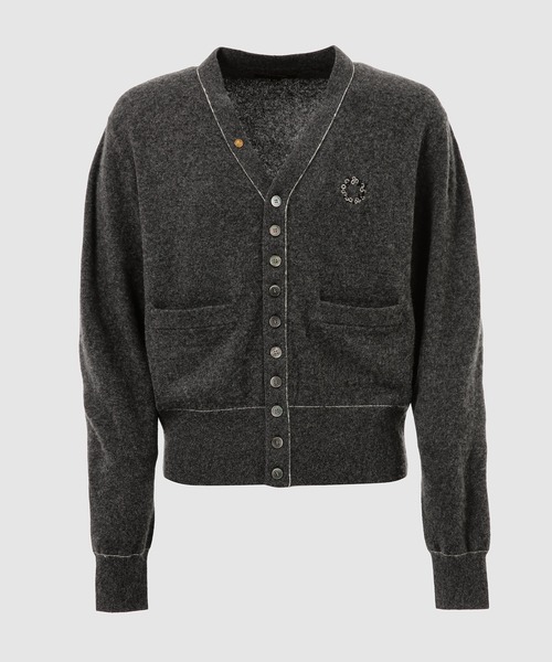 MASU(エムエーエスユー)の「MB 10 BUTTON CARDIGAN(カーディガン/ボレロ・メンズ・チャコール/サックスブルー・46/48)」の1枚目の写真