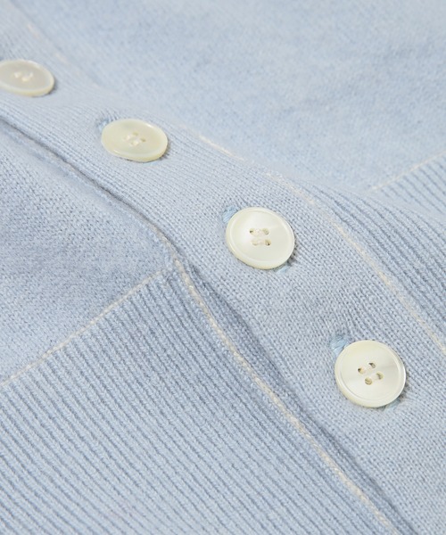 MASU(エムエーエスユー)の「MB 10 BUTTON CARDIGAN(カーディガン/ボレロ・メンズ・チャコール/サックスブルー・46/48)」の12枚目の写真