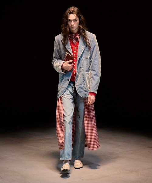 MASU(エムエーエスユー)の「MB 10 BUTTON CARDIGAN(カーディガン/ボレロ・メンズ・チャコール/サックスブルー・46/48)」の3枚目の写真