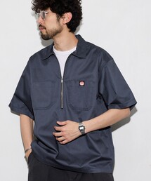 【ガッチャ】EM023360 とハーフジップシャツ EM323362 セール】RED KAP/レッドキャップ 別注 リラックスフィット ハーフ