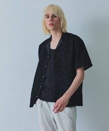 5351 POUR LES HOMMES（ゴーサンゴーイチプールオム）の「エンブロイダリー オープンカラーシャツ（シャツ/ブラウス）」