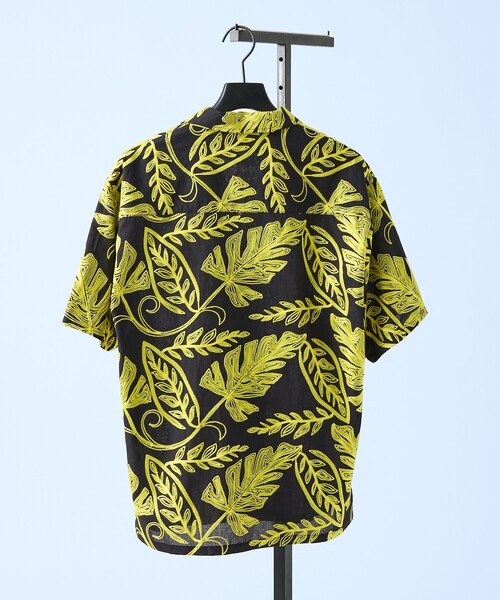 5351 POUR LES HOMMES（ゴーサンゴーイチプールオム）の「エンブロイダリー オープンカラーシャツ（シャツ/ブラウス・メンズ・イエロー/ブラック・50/48/46/44）」の4枚目の写真