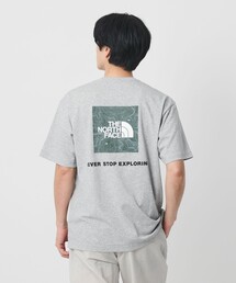 <THE NORTH FACE>バック スクエア トラバース ロゴ Tシャツ