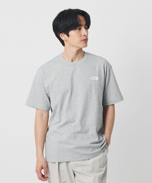 THE NORTH FACE(ザノースフェイス)の「<THE NORTH FACE>バック スクエア トラバース ロゴ Tシャツ(Tシャツ/カットソー・メンズ・ホワイト/ブラック/グレー系・M/XL/L)」の9枚目の写真