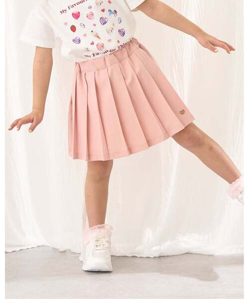 セール】【安心/インパン付き】ラッププリーツ付きスカート【子供服