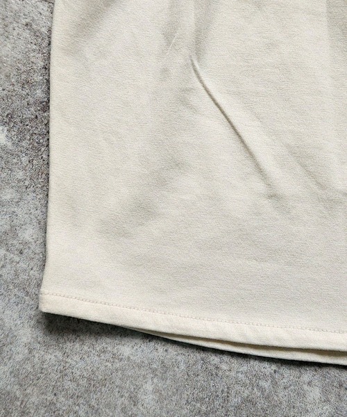 SELECT LEVERY(セレクトリベリー)の「接触冷感天竺ウエストフリル半袖Tシャツ(Tシャツ/カットソー・レディース・ピンク/ブラック/チャコール/アイボリー・MEDIUM)」の14枚目の写真
