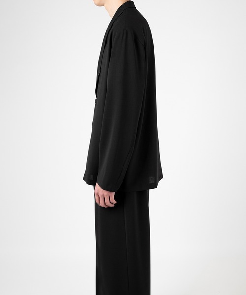 LAD MUSICIAN（ラッドミュージシャン）の「DRY CLOTH DOUBLE BREASTED JACKET（テーラードジャケット・メンズ・ブラック・42/46/44）」の5枚目の写真