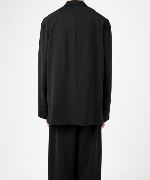 LAD MUSICIAN（ラッドミュージシャン）の「DRY CLOTH DOUBLE BREASTED JACKET（テーラードジャケット・メンズ・ブラック・42/46/44）」の6枚目の写真