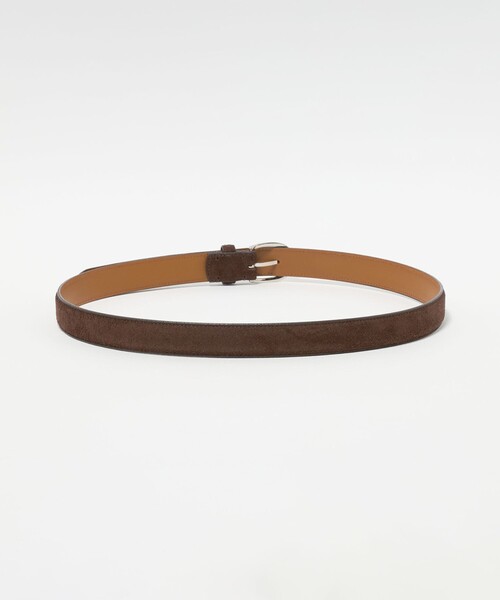 UNITED ARROWS（ユナイテッドアローズ）の「ベロアレザー ベルト（ベルト・メンズ・ダークブラウン/ブラック・80ｃｍ/85cm/90cm）」の3枚目の写真
