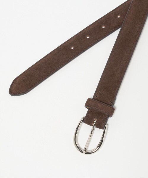 UNITED ARROWS（ユナイテッドアローズ）の「ベロアレザー ベルト（ベルト・メンズ・ダークブラウン/ブラック・80ｃｍ/85cm/90cm）」の5枚目の写真