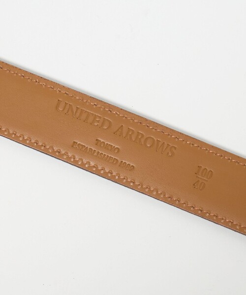 UNITED ARROWS（ユナイテッドアローズ）の「ベロアレザー ベルト（ベルト・メンズ・ダークブラウン/ブラック・80ｃｍ/85cm/90cm）」の8枚目の写真